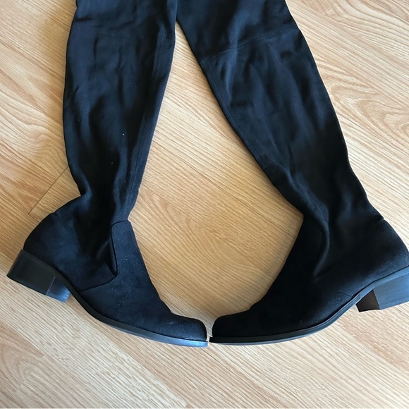 Charles by Charles David Tall Suede Tie Gammon Boots 8M - Picture 7 of 9